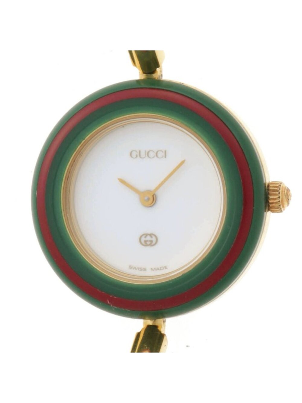 Gucci Change Bezel 11/12 Watch White